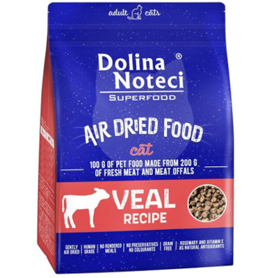 Dolina Noteci Superfood Veal Dish Dry Cat Food 1 kg