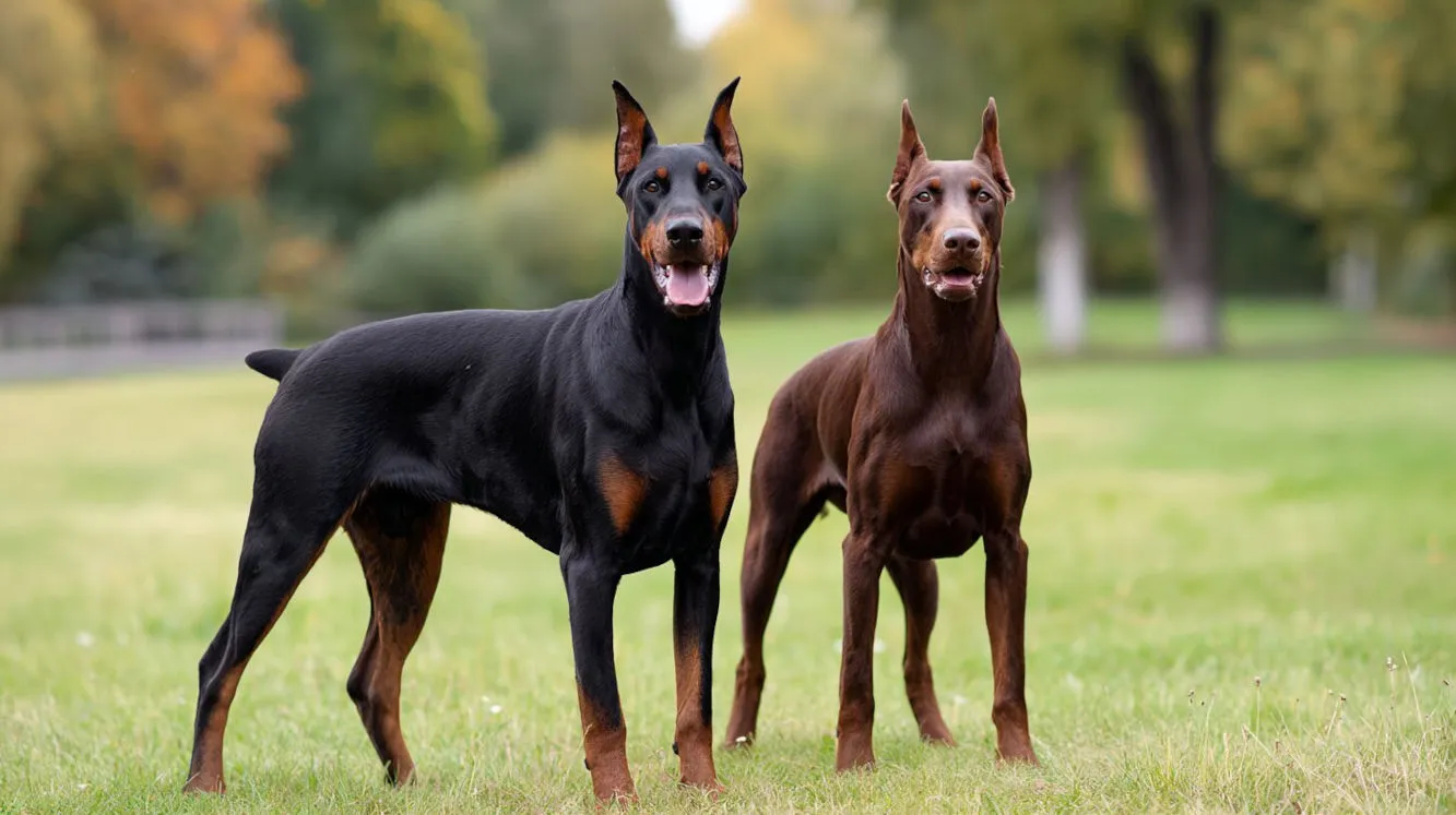 The Doberman – an elegant guard dog with a big heart.Breed description, temperament, health issues, and nutrition