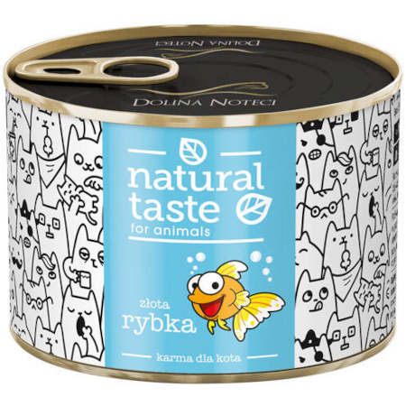 Natural Taste Złota Rybka Wet Cat Food – Sardine Dish, 185 g