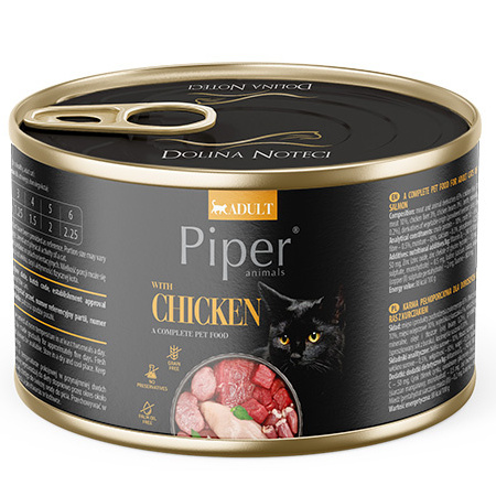 Piper Animals Wet Cat Food with Chicken, 185 g