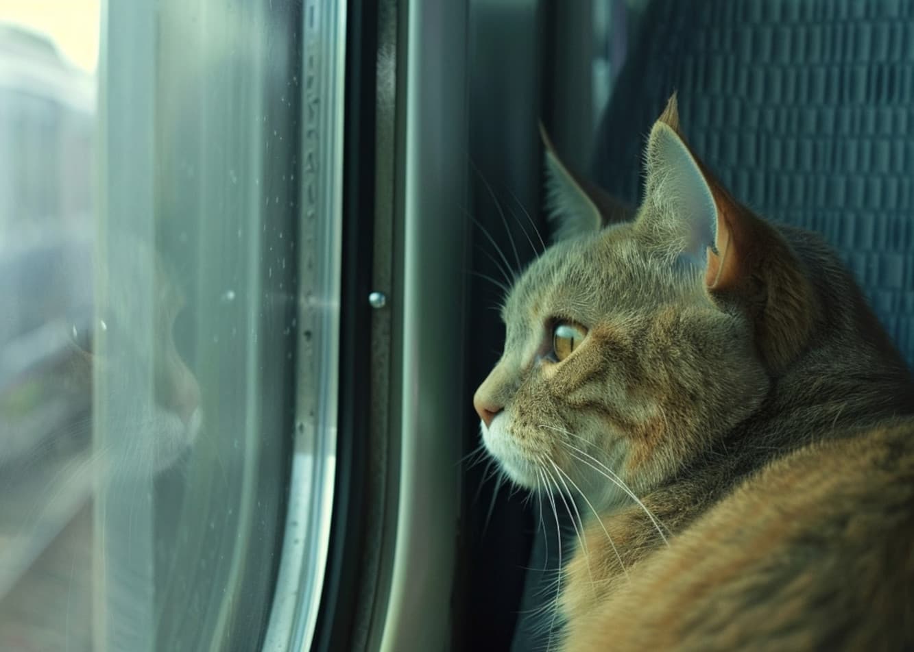 A long train trip with a cat—how to prepare?