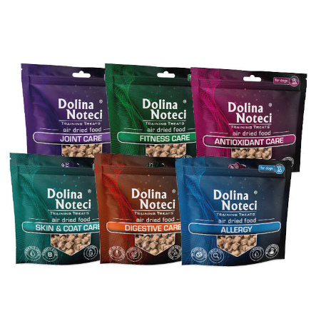 Dolina Noteci Training Treats Dog Treats, Mixed Flavors, 6 x 130 g