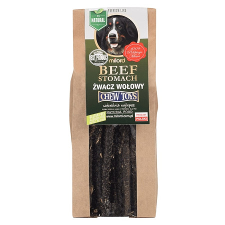 Milord Dog Chew: Dried Beef Tripe, 200 g