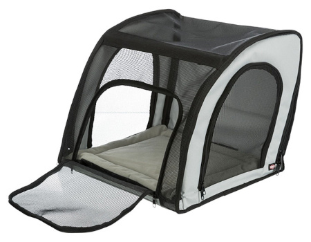 Trixie Dog Car Seat, Gray/Black, 44 × 37 × 40 cm