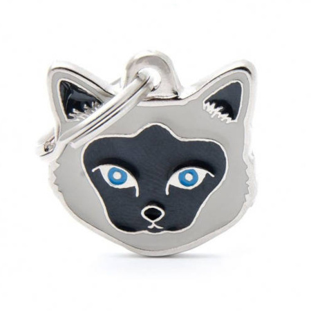 Engraved ID Tag for a Burmese Cat