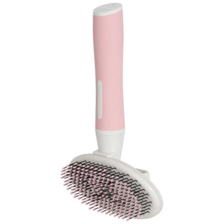 Zolux Anah Soft Brush with Retractable Pins for Cats, Oval, Medium
