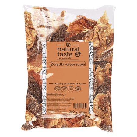 Natural Taste Natural Dog Treats: Pork Stomachs, 500 g