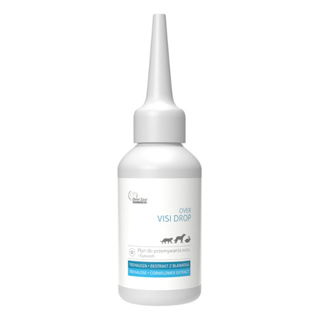 Over Visi Drop Eye and Eyelid Cleansing Solution for Dogs, Cats, and Rabbits 40 ml