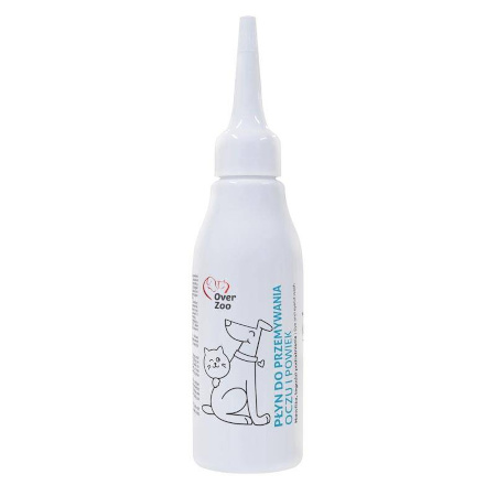 Over Zoo Eye and Eyelid Cleansing Solution for Dogs and Cats, 75 ml