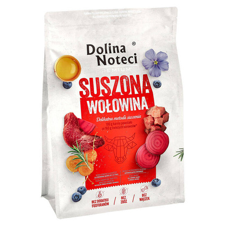Dolina Noteci s Premium Beef Dry Dog Food, 3 kg