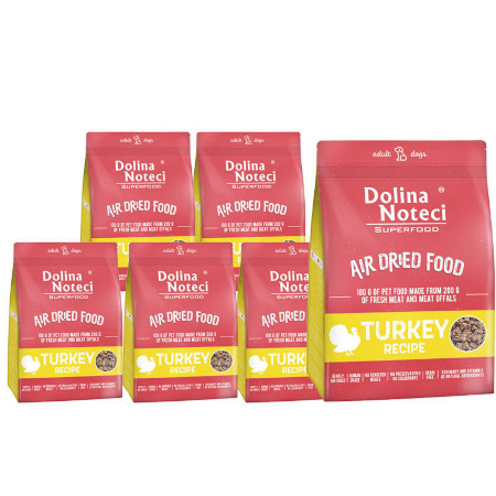 Dolina Noteci Superfood Turkey Dry Dog Food, 6 x 1 kg