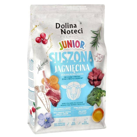 Dolina Noteci s Premium Junior Lamb Dry Dog Food, 4 kg