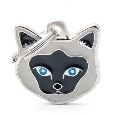 Engraved ID Tag for a Burmese Cat