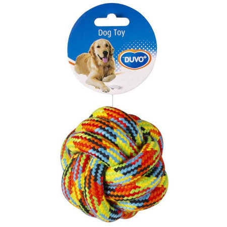 Duvo+ Beach Rope Ball Dog Toy, 10 cm