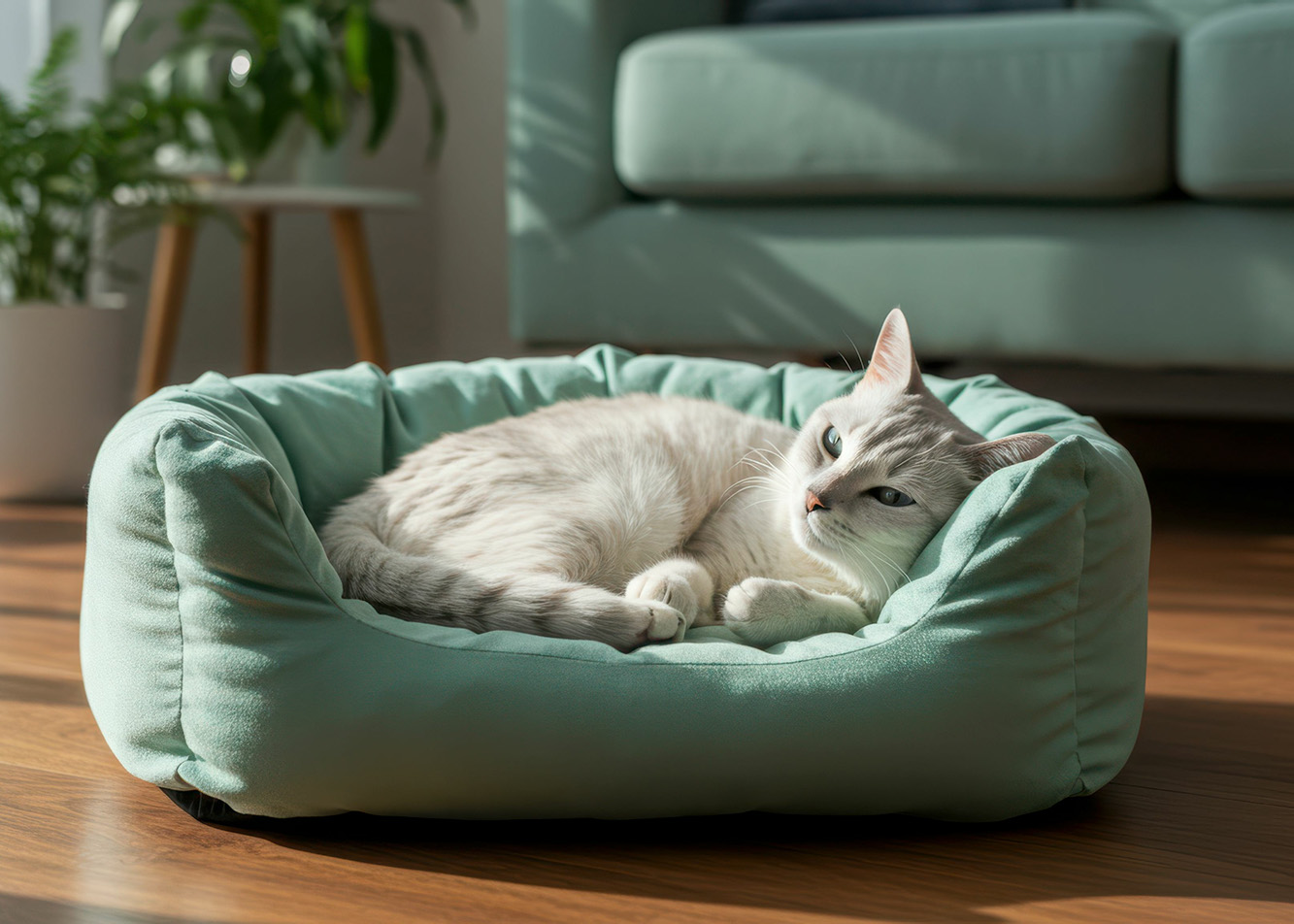 The cat ignores its owner—indifference or subtle communication??
