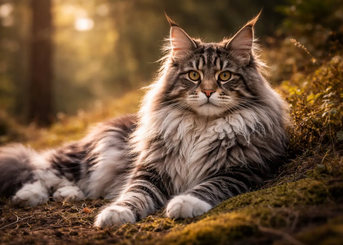 Maine Coon – Personality, Grooming, and Health. Is this big cat right for you??