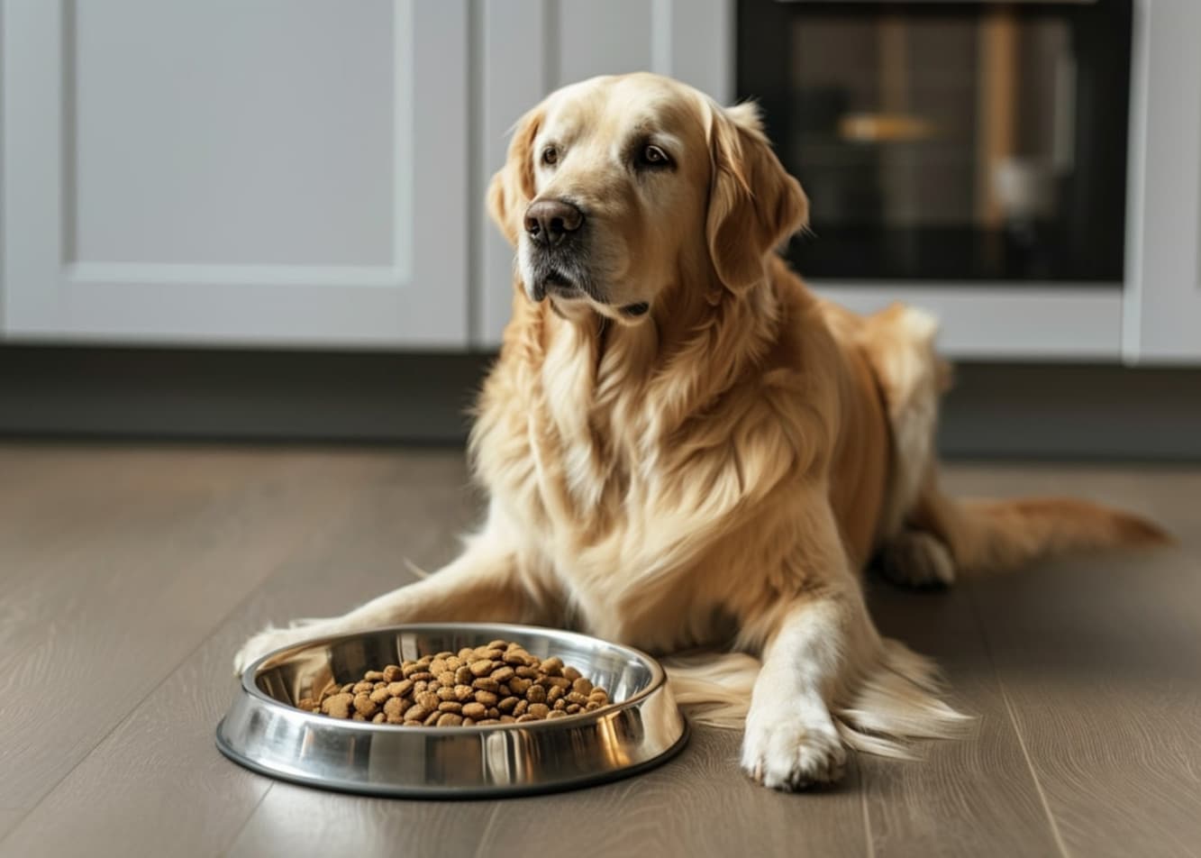How much should a large dog eat?