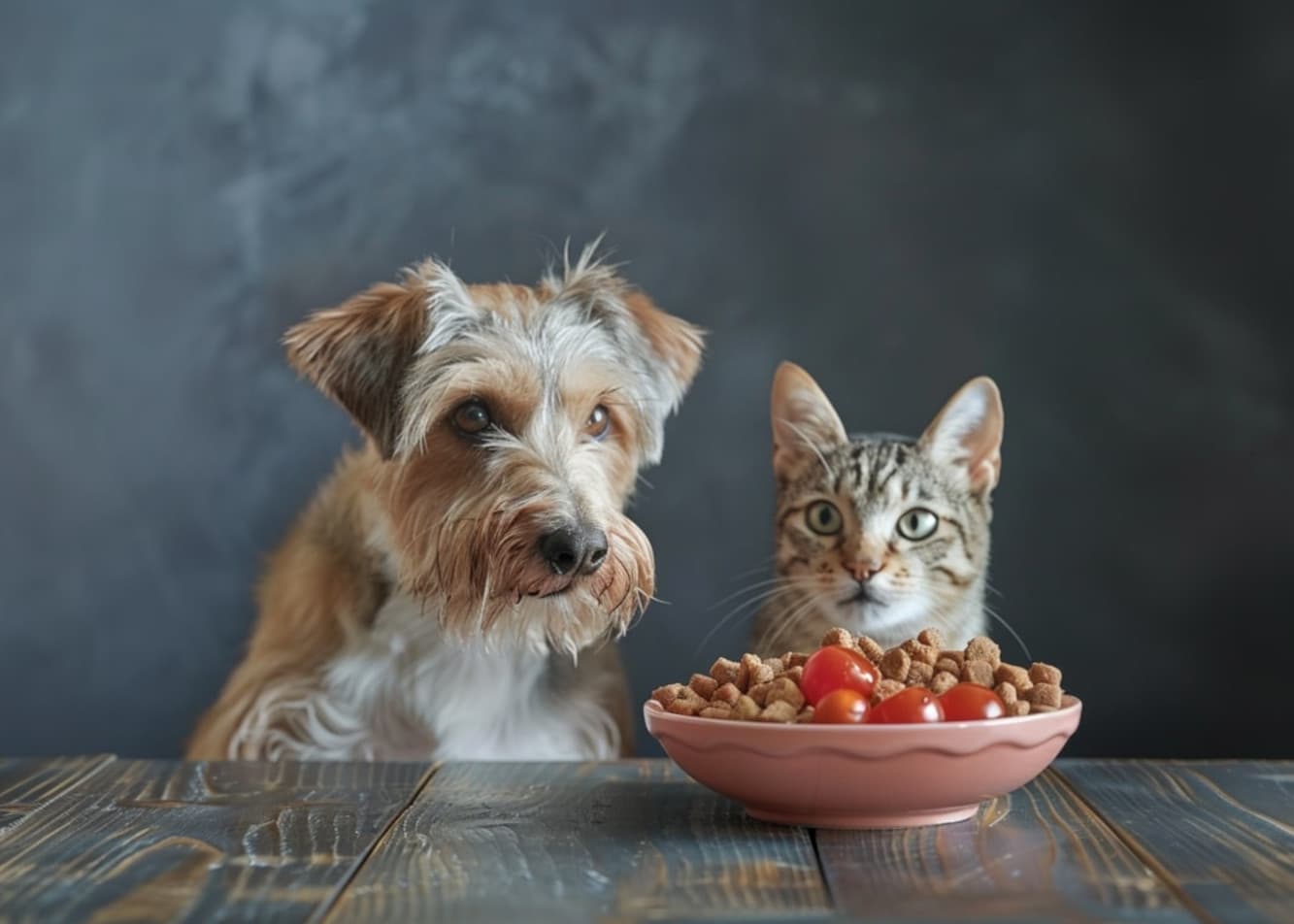 What is a single-protein diet for dogs and cats?