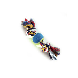 Camon Dog Toy: Rope with Ball, 26 cm