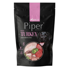 Piper Animals Wet Dog Food with Turkey and Broccoli, 500 g