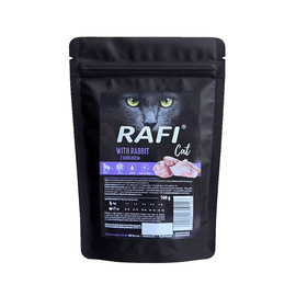Rafi Cat Dry Cat Food with Rabbit, 7 kg