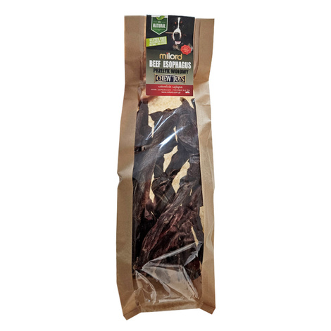 Milord Dog Treats: Short Beef Esophagus, 400 g