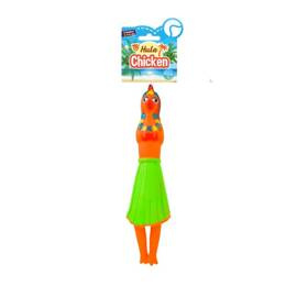Cooper &amp; Pals Squeaky Dog Toy: Tropical Chicken (Red), 25 cm