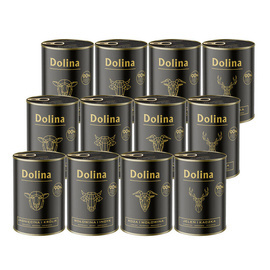 Dolina Wet Dog Food, Assorted Flavors, 12 x 400 g