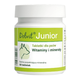 Dolfos Dolvit Junior Dietary Supplement Vitamin Complex for Young Dogs 90 tablets