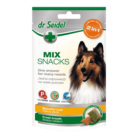 Dr. Seidel 2-in-1 Dog Treats for Coat and Breath, 90 g