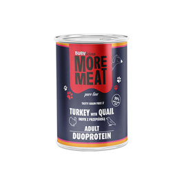 BUBAlicious Wet Dog Food Duo: Pure Turkey & Quail, 400g