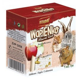 Vitapol Apple-Flavored Calcium Block for Rodents, 1 piece