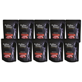 Dolina Noteci Wet Cat Food: Premium Veal Meal, 10-pack (85 g each)