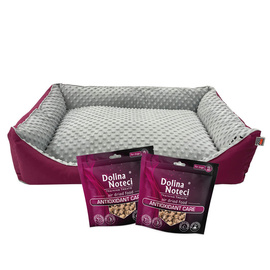 Pupilarni Sofa Bed for Medium Dogs, Size M, Gray
