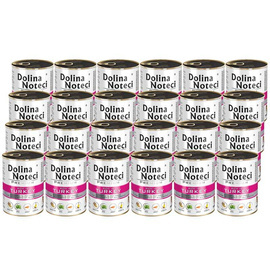 Dolina Noteci Premium Wet Dog Food, Rich in Turkey, 24 x 400 g Set