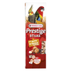 Versele Laga Prestige Sticks Seed Sticks with Nuts and Raisin Topping for Medium and Large Parrots, 140 g