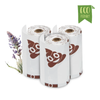 GREENLINE Biodegradable Dog Waste Bags - Lavender Scent, 23 x 33 cm (3 x 10 pcs).)