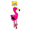 Cooper &amp; Pals Plush Dog Toy - Tropical Animals: Flamingo