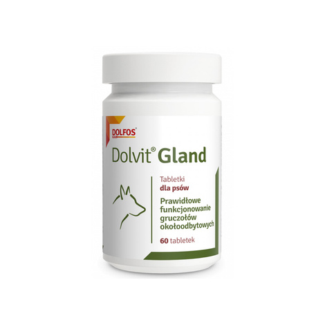 Dolfos Dolvit Gland Tablets for Dogs to Support Proper Function of the Perianal Glands, 60 tablets