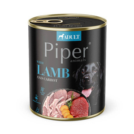 Piper Animals Wet Dog Food with Lamb and Carrots, 800 g