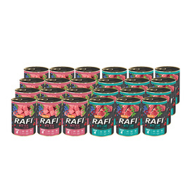 Rafi Junior Mix Wet Dog Food, 24 x 400 g