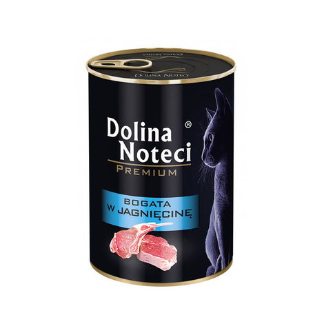 Dolina Noteci Premium Wet Cat Food Rich in Lamb, 400 g