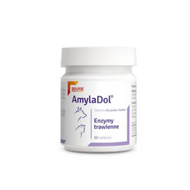 Dolfos AmylaDol for Digestive Problems in Dogs and Cats, 30 tablets