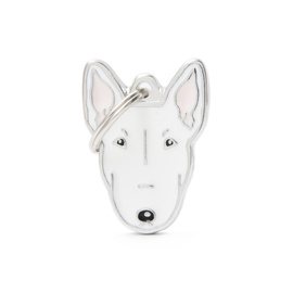 Engraved ID Tag for a Bull Terrier