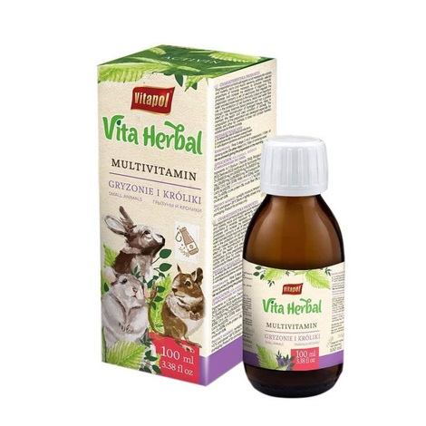 Vitapol Herbal Multivitamin Rodent Treat, 100 ml