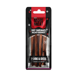 Buba More Meat Kabanos Sausages for Dogs and Cats—Pork and Venison, 70 g