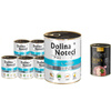 Dolina Noteci Premium Wet Dog Food, Rich in Lamb, 6-Pack (800 g each) + Free Piper Animals with Chicken Hearts and Spinach (400 g)