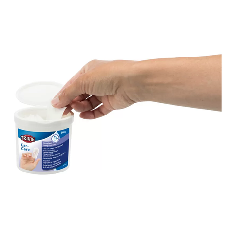 Trixie Finger Covers for Cleaning the Ears of Dogs, Cats, and Rodents, 50-pack