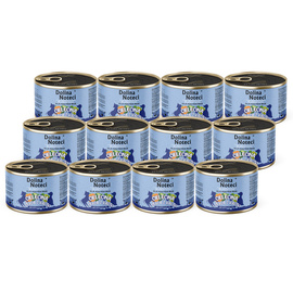 Dolina Noteci Superfood Wet Dog Food for Small Breeds: Veal and Duck Hearts, 12-Pack (185 g each)