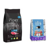 Piper Animals Dry Dog Food with Lamb, 12 kg + Natural Taste Black Sheep Dehydrated Dog Food, 1 kg